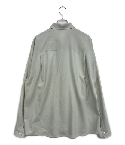 美品 AURALEE × KITH キス 長袖シャツ グレー 2024 A24AS08AK メンズ SIZE 5 オーラリー