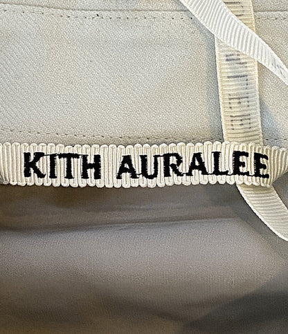 美品 AURALEE × KITH キス 長袖シャツ グレー 2024 A24AS08AK メンズ SIZE 5 オーラリー