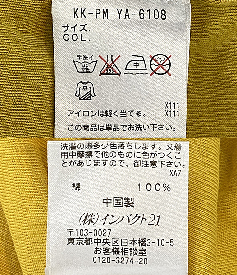 RRL RALPH LAUREN 半袖Ｔシャツ ブラック×マスタード KK-PM-YA-6108 メンズ SIZE - ダブルアールエル
