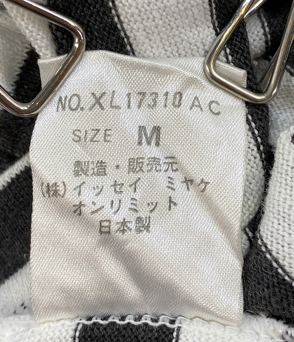 ISSEY MIYAKE カットソー 80s 初期タグ ノースリーブ ボーダー XL17310AC レディース SIZE M イッセイミヤケ