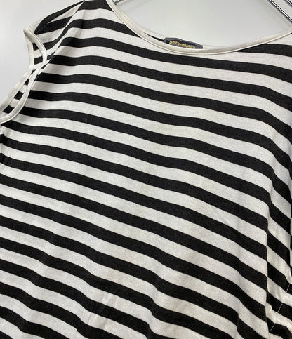 ISSEY MIYAKE カットソー 80s 初期タグ ノースリーブ ボーダー XL17310AC レディース SIZE M イッセイミヤケ