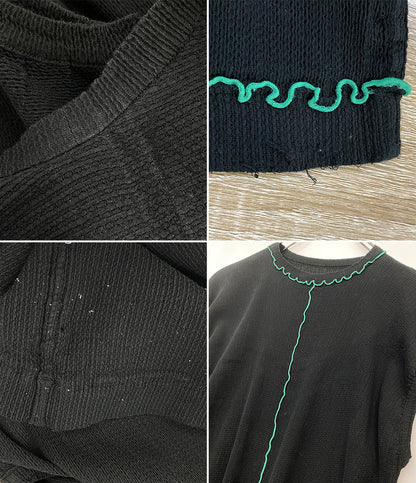 ISSEY MIYAKE ノースリーブニット 伸縮 2023 グリーンライン MI32FK641 レディース SIZE - ミー イッセイミヤケ