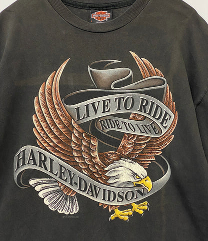 HARLEY DAVIDSON 半袖Ｔシャツ VINTAGE USA製 LIVE TO RIDE メンズ SIZE L ハーレーダビッドソン
