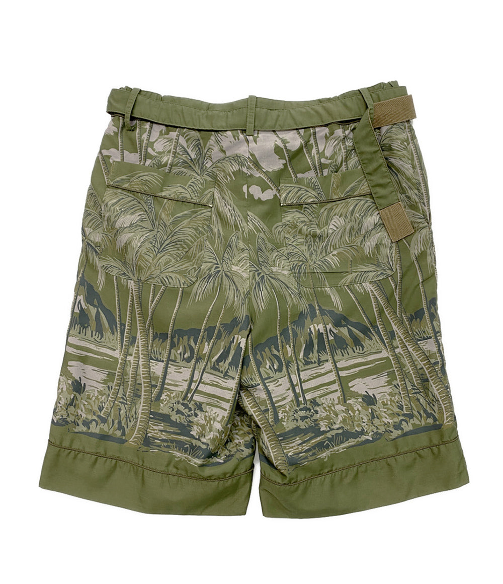 sacai サンサーフ ハーフパンツ ×sunsurf カーキ 20-02195M メンズ SIZE 1 サカイ