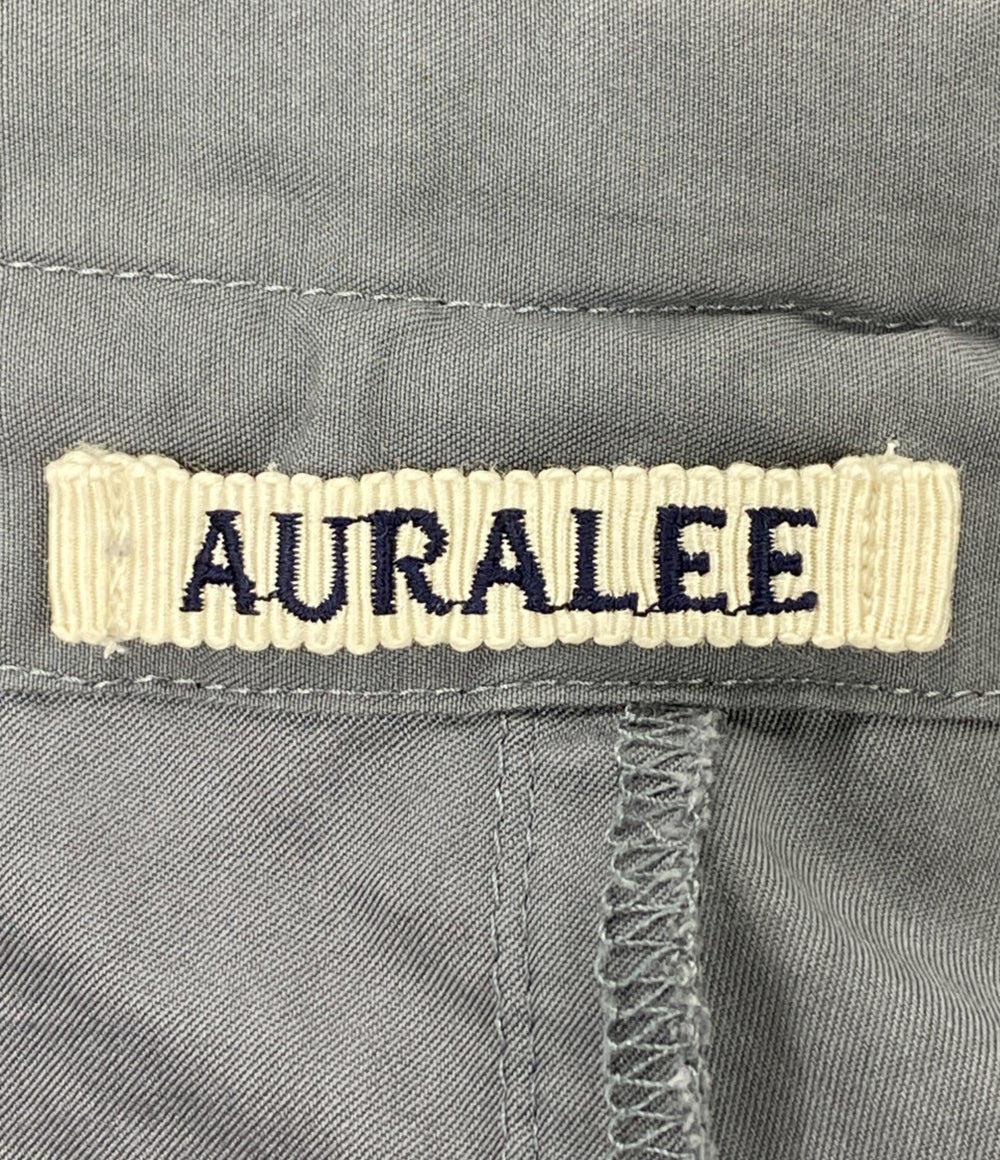 AURALEE パンツ WASHED FINX TWILL EASY WIDE PANTS グレー メンズ SIZE 3 オーラリー