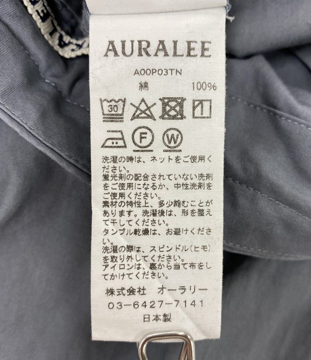 AURALEE パンツ WASHED FINX TWILL EASY WIDE PANTS グレー メンズ SIZE 3 オーラリー