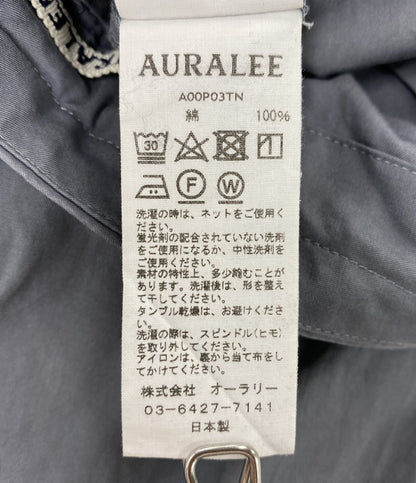 AURALEE パンツ WASHED FINX TWILL EASY WIDE PANTS グレー メンズ SIZE 3 オーラリー