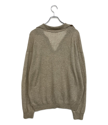美品 AURALEE カーディガン ベージュ カシミア A23SP02SC メンズ SIZE 4 オーラリー