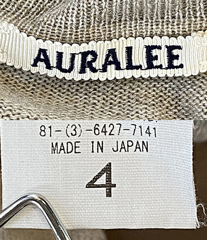 美品 AURALEE カーディガン ベージュ カシミア A23SP02SC メンズ SIZE 4 オーラリー