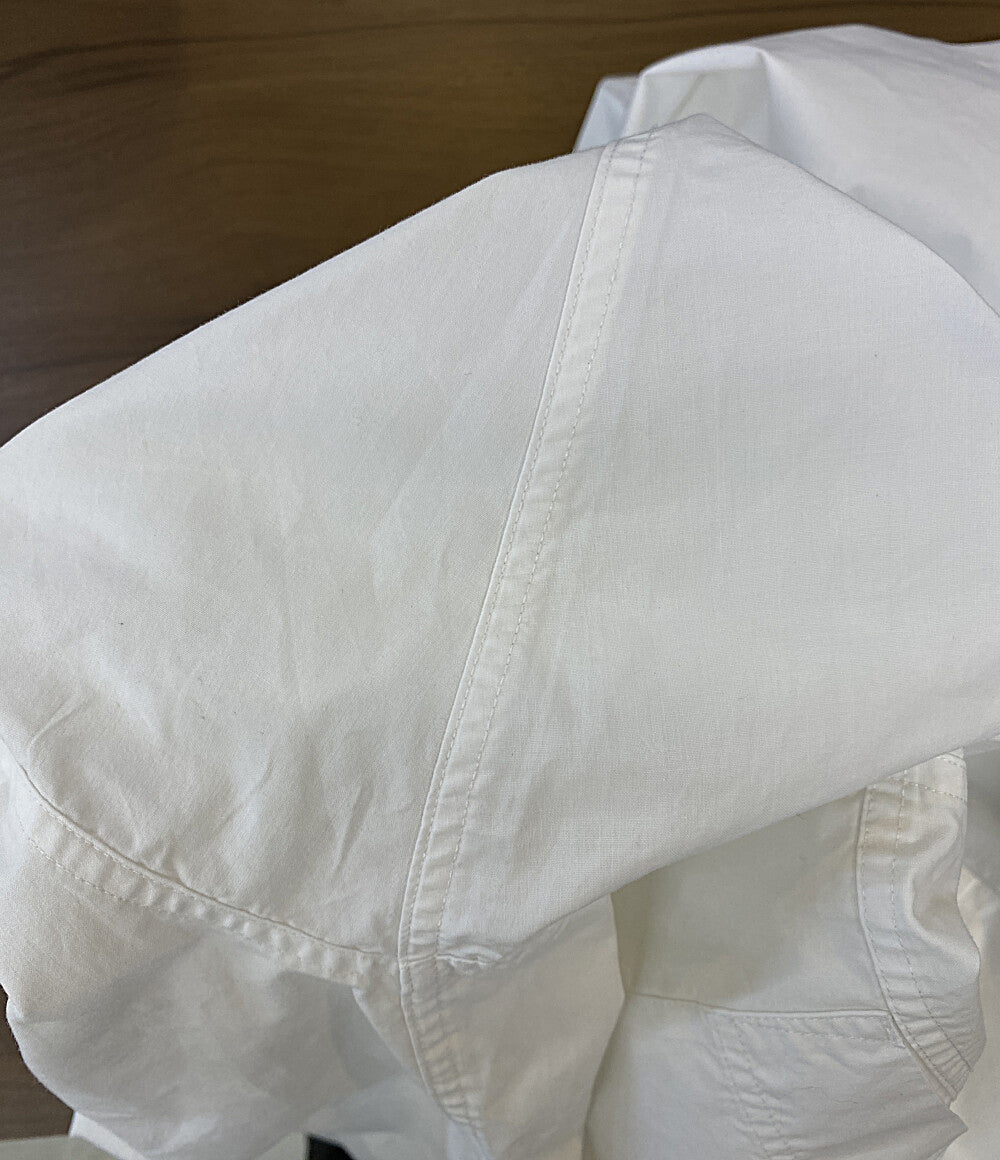 Patagonia 半袖シャツ 90s HONG KONG製 ホワイト スナップ メンズ SIZE L パタゴニア
