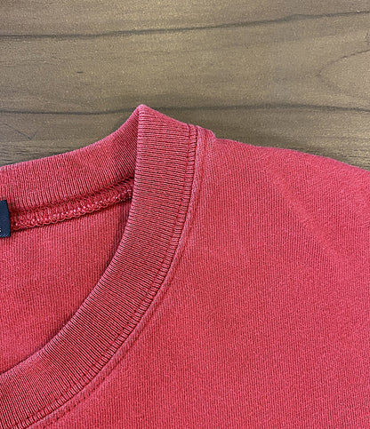 RRL RALPH LAUREN 半袖Ｔシャツ 90s HONGKONG製 ヘンリー スリースター RED メンズ SIZE L ダブルアールエル