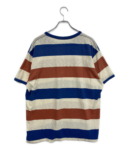 RRL RALPH LAUREN 半袖Ｔシャツ マルトボーダー ポケ付 メンズ SIZE XL ダブルアールエル