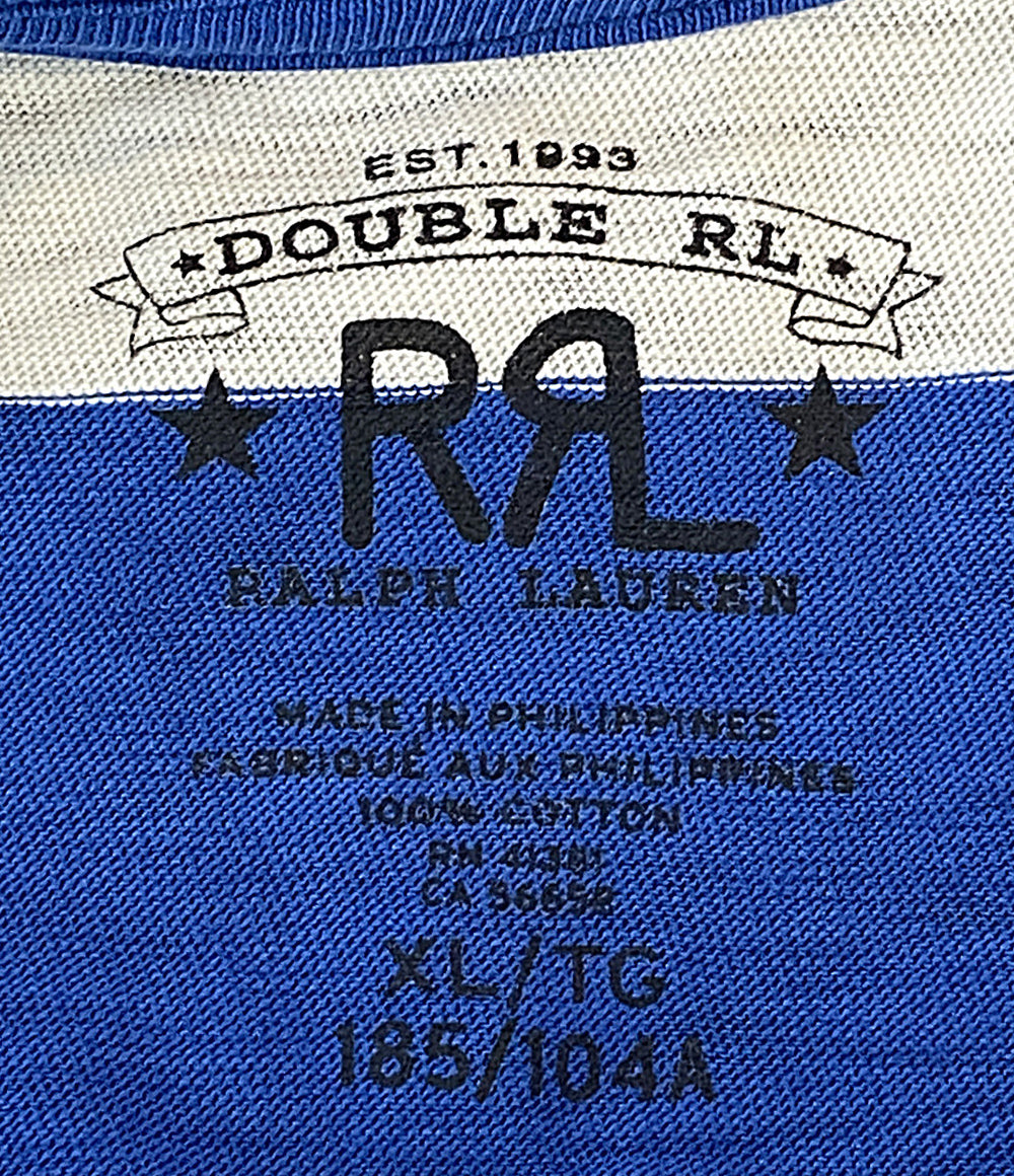 RRL RALPH LAUREN 半袖Ｔシャツ マルトボーダー ポケ付 メンズ SIZE XL ダブルアールエル