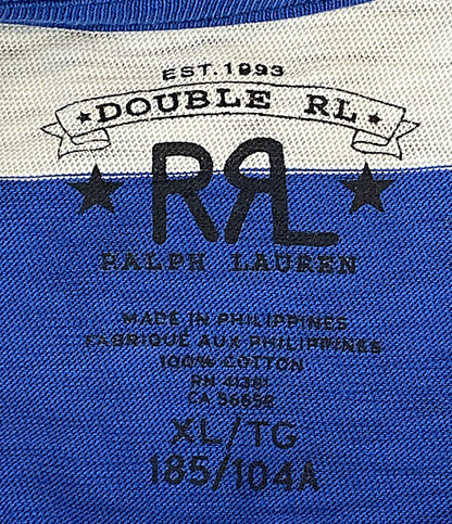 RRL RALPH LAUREN 半袖Ｔシャツ マルトボーダー ポケ付 メンズ SIZE XL ダブルアールエル