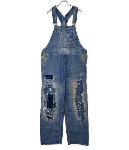 RRL RALPH LAUREN オーバーオール 24SS REPAIRED ダメージ加工 メンズ SIZE L ダブルアールエル
