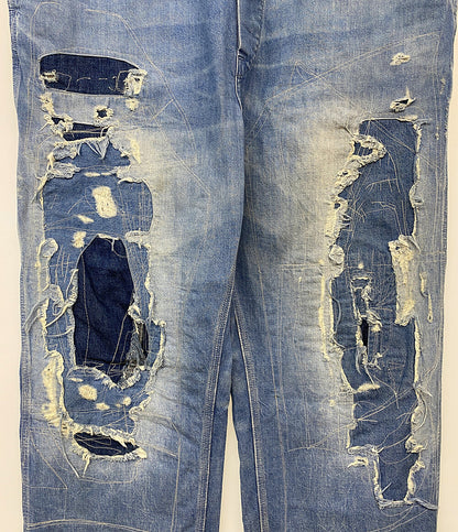 RRL RALPH LAUREN オーバーオール 24SS REPAIRED ダメージ加工 メンズ SIZE L ダブルアールエル