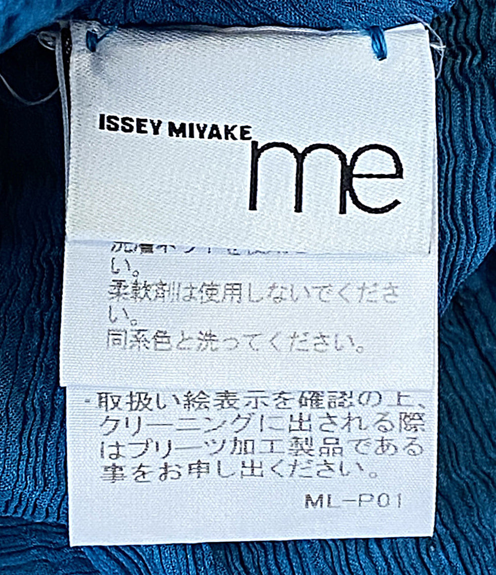 ISSEY MIYAKE me ノースリーブワンピース ブルー MI93FT632 レディース SIZE - ミー イッセイミヤケ