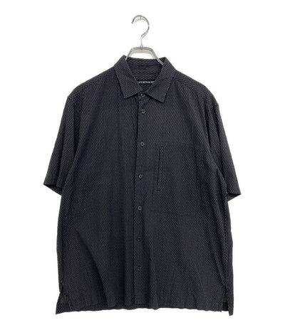 ISSEY MIYAKE MEN 半袖シャツ ストライプ 網目 2018 ME81FU122 メンズ SIZE 3 イッセイミヤケ メン