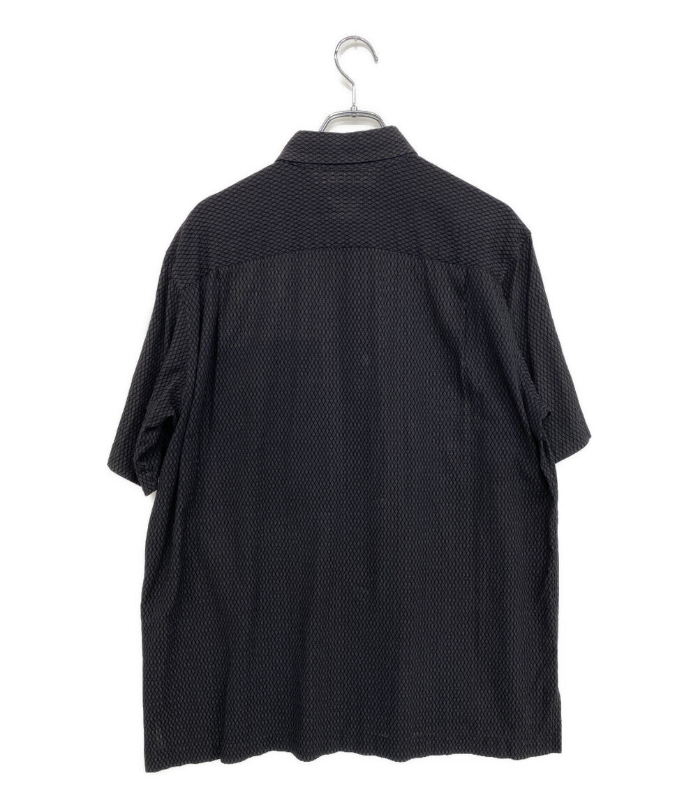 ISSEY MIYAKE MEN 半袖シャツ ストライプ 網目 2018 ME81FU122 メンズ SIZE 3 イッセイミヤケ メン