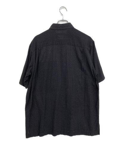 ISSEY MIYAKE MEN 半袖シャツ ストライプ 網目 2018 ME81FU122 メンズ SIZE 3 イッセイミヤケ メン