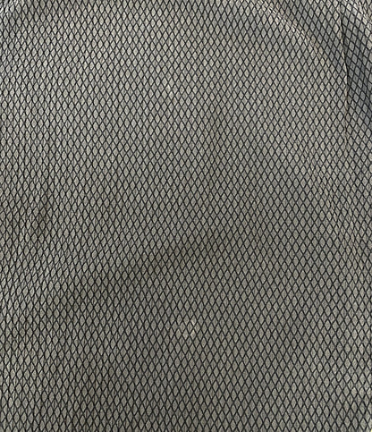 ISSEY MIYAKE MEN 半袖シャツ ストライプ 網目 2018 ME81FU122 メンズ SIZE 3 イッセイミヤケ メン