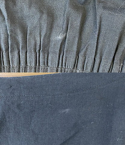 PLEATS PLEASE ブラウス ブラック 裾プリーツ フラワー刺しゅう PP31-JT794 レディース SIZE 3 プリーツプリーズ