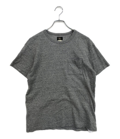 美品 RRL RALPH LAUREN 半袖Ｔシャツ ポケT USA製 杢グレー メンズ SIZE M ダブルアールエル