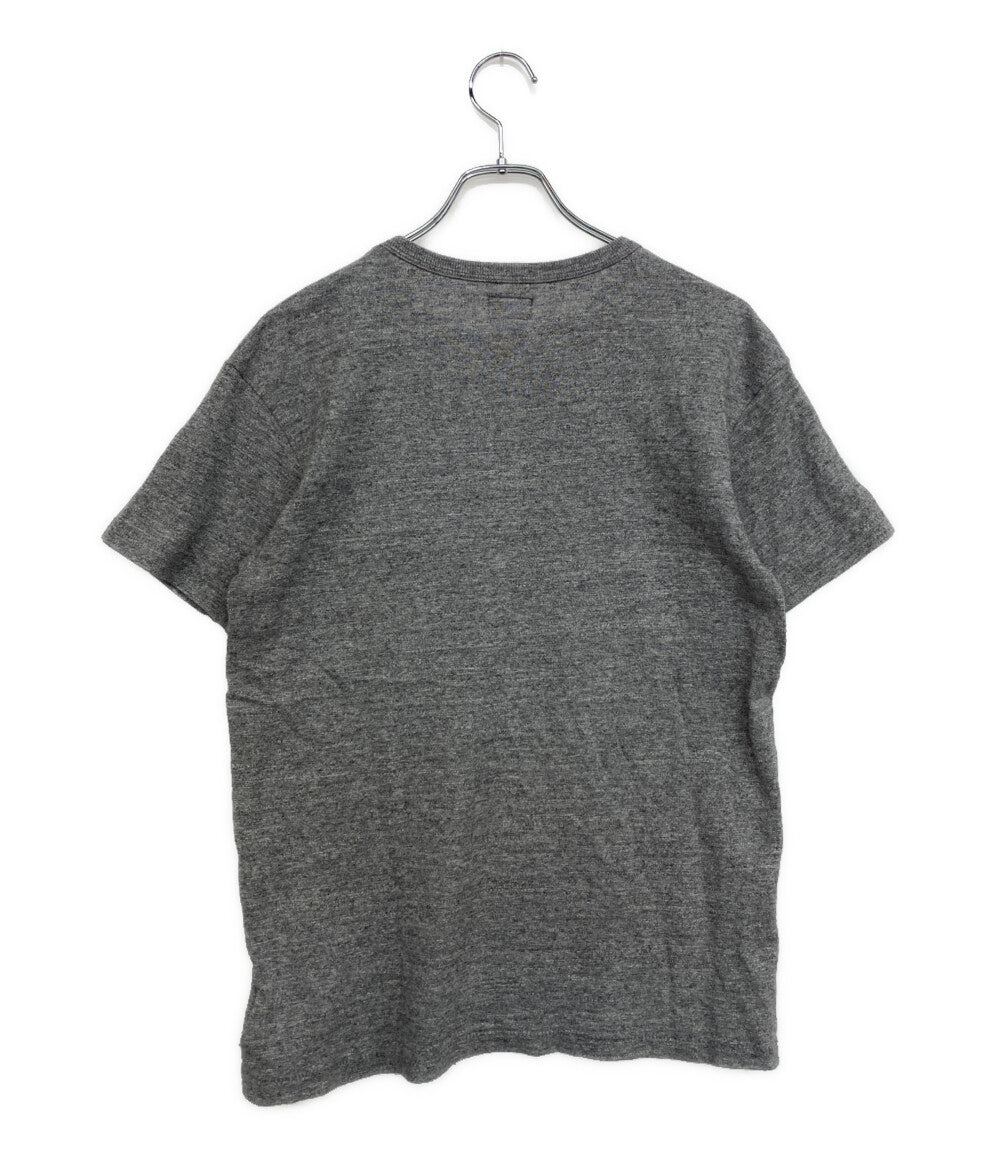 美品 RRL RALPH LAUREN 半袖Ｔシャツ ポケT USA製 杢グレー メンズ SIZE M ダブルアールエル