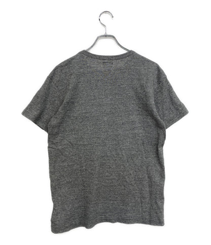 美品 RRL RALPH LAUREN 半袖Ｔシャツ ポケT USA製 杢グレー メンズ SIZE M ダブルアールエル