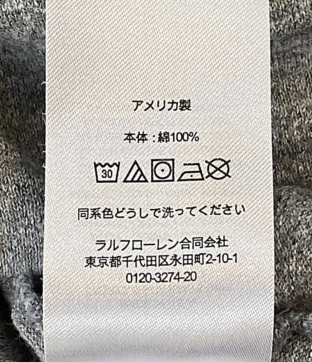 美品 RRL RALPH LAUREN 半袖Ｔシャツ ポケT USA製 杢グレー メンズ SIZE M ダブルアールエル