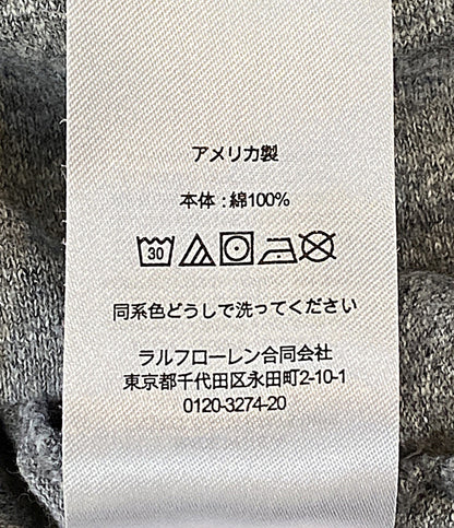 美品 RRL RALPH LAUREN 半袖Ｔシャツ ポケT USA製 杢グレー メンズ SIZE M ダブルアールエル