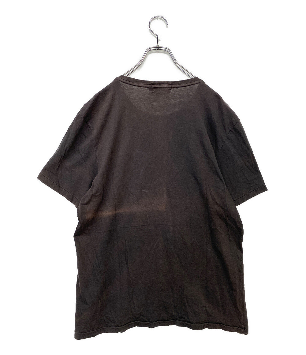 RRL RALPH LAUREN 半袖Ｔシャツ オールド プリント ブラック メンズ SIZE L ダブルアールエル