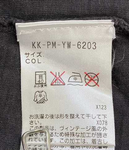 RRL RALPH LAUREN 半袖Ｔシャツ オールド プリント ブラック メンズ SIZE L ダブルアールエル