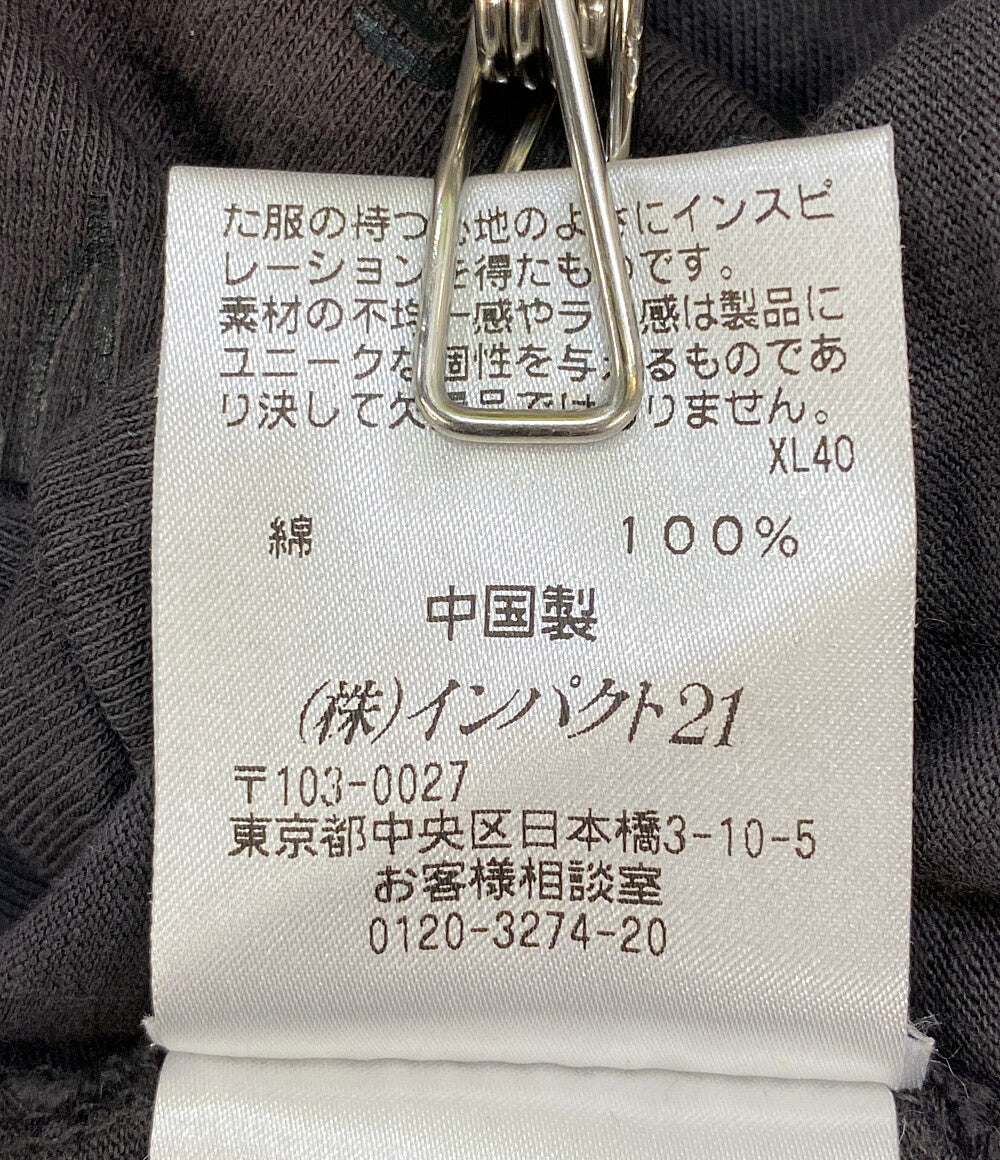 RRL RALPH LAUREN 半袖Ｔシャツ オールド プリント ブラック メンズ SIZE L ダブルアールエル