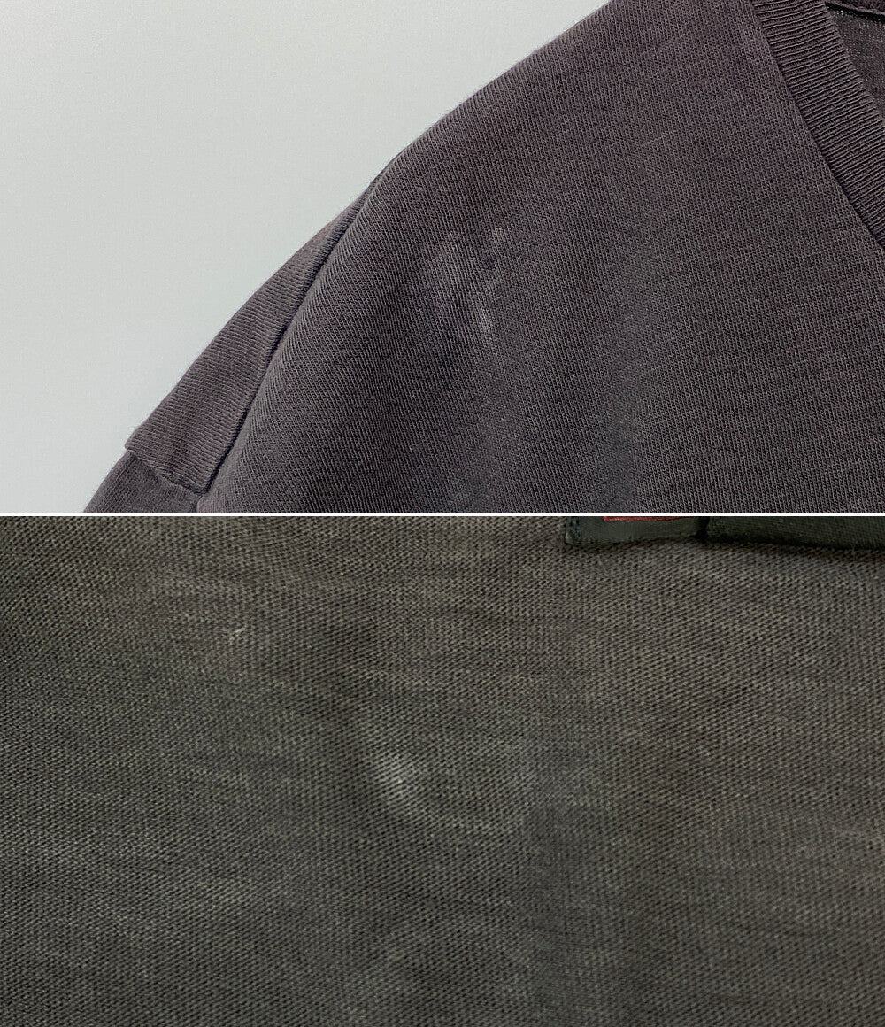 RRL RALPH LAUREN 半袖Ｔシャツ オールド プリント ブラック メンズ SIZE L ダブルアールエル
