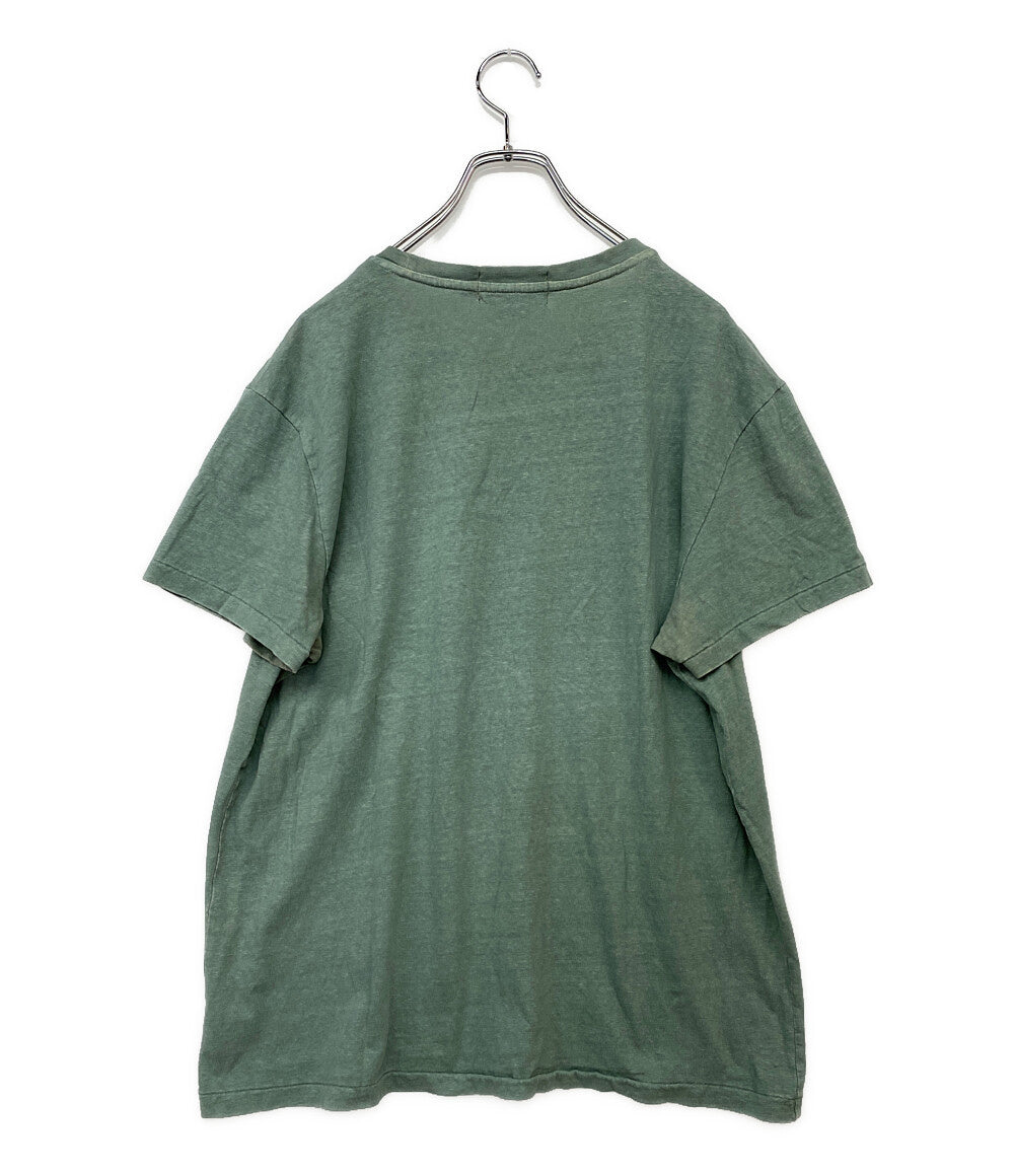 RRL RALPH LAUREN 半袖Tシャツ オールド プリント グリーン メンズ
