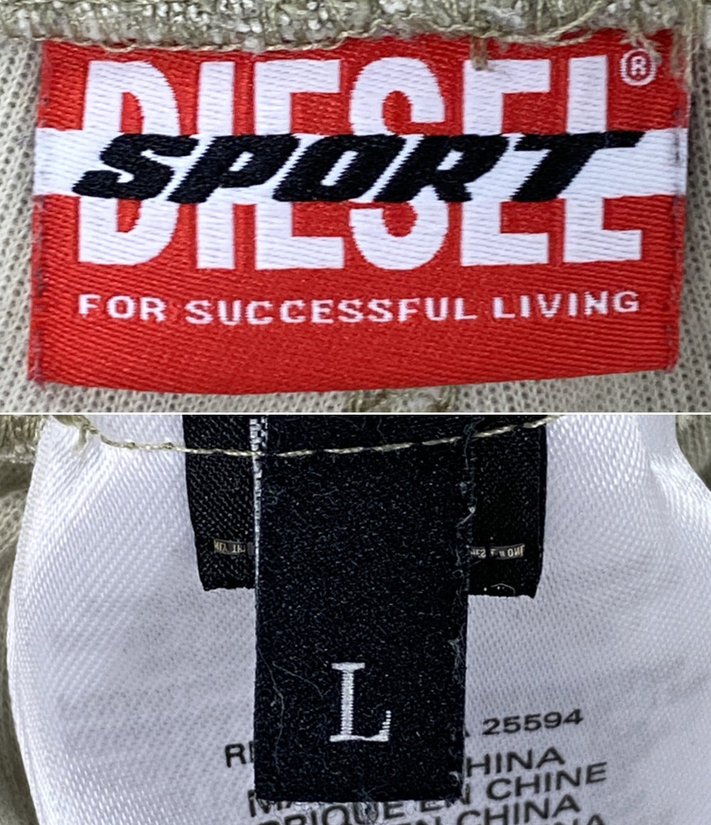 DIESEL SPORT ディーゼル スポーツ トラックパンツ モノグラム メンズ SIZE L