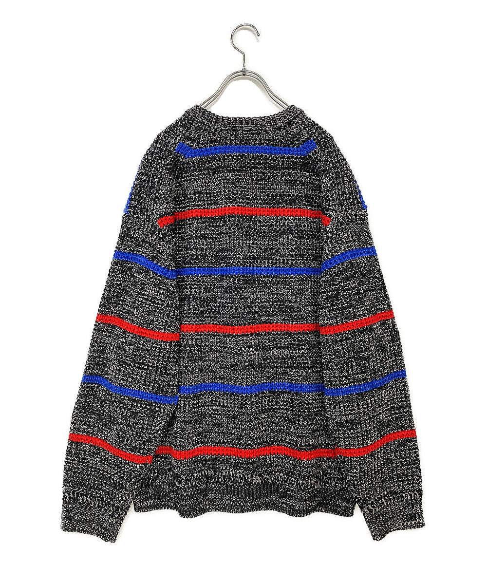 美品 Supreme ニット 24SS ボーダー SMALL BOX メンズ SIZE L シュプリーム