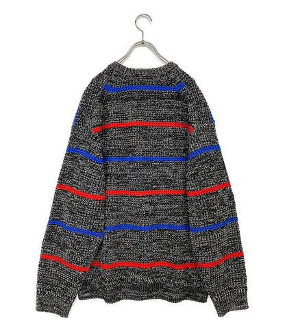美品 Supreme ニット 24SS ボーダー SMALL BOX メンズ SIZE L シュプリーム