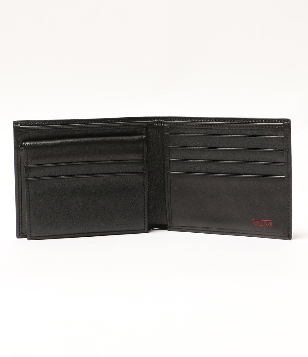 美品 TUMI 二つ折り財布 ブラック 01735D メンズ トゥミ