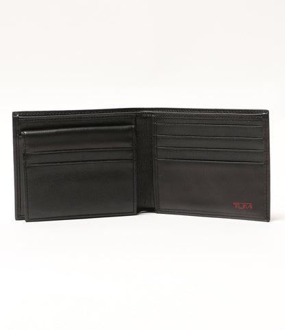 美品 TUMI 二つ折り財布 ブラック 01735D メンズ トゥミ