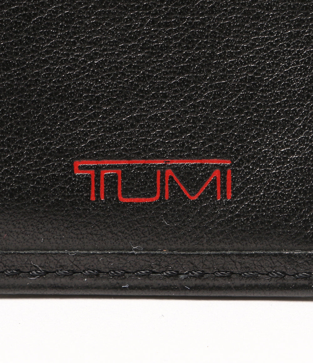 美品 TUMI 二つ折り財布 ブラック 01735D メンズ トゥミ