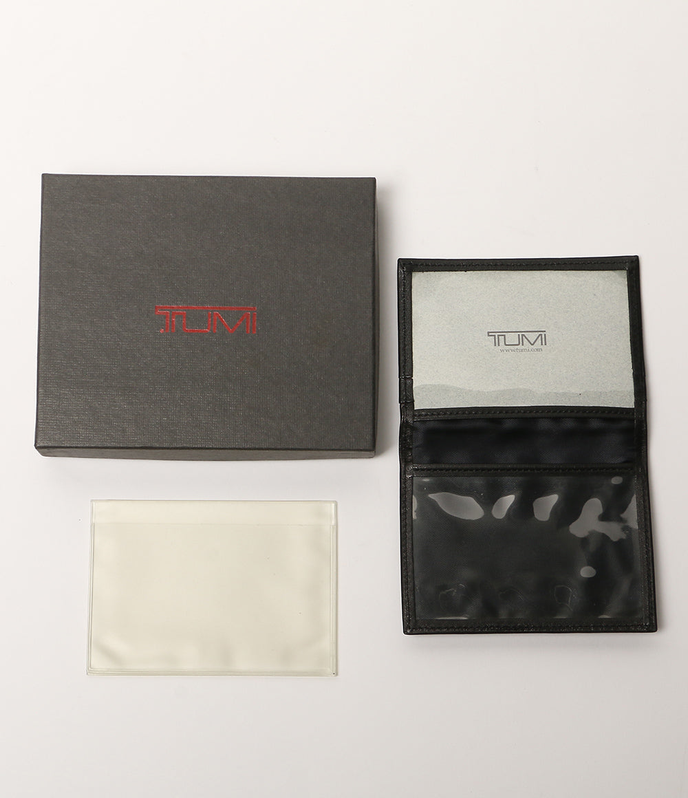 美品 TUMI 二つ折り財布 ブラック 01735D メンズ トゥミ