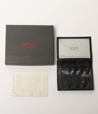 美品 TUMI 二つ折り財布 ブラック 01735D メンズ トゥミ