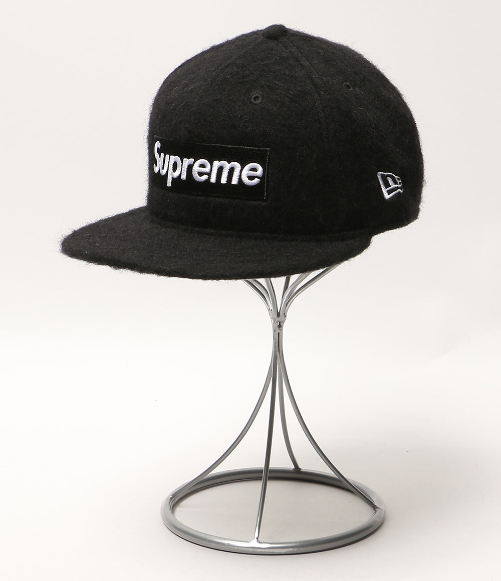 美品 NEW ERA × supreme シュプリーム キャップ ブラック メンズ SIZE 59.6cm ニューエラ