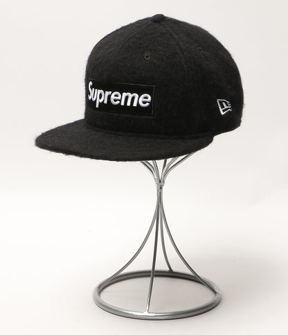美品 NEW ERA × supreme シュプリーム キャップ ブラック メンズ SIZE 59.6cm ニューエラ