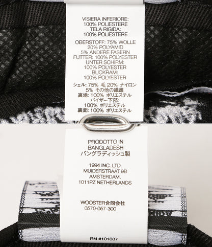 美品 NEW ERA × supreme シュプリーム キャップ ブラック メンズ SIZE 59.6cm ニューエラ