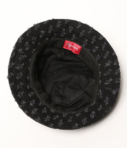 Supreme ハット Hole Punch Denim Crusher ブラック 20SS メンズ シュプリーム