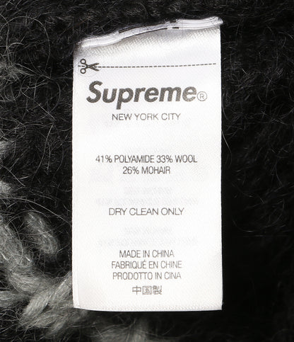 Supreme モヘアニット帽 ブラック メンズ シュプリーム