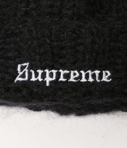 Supreme モヘアニット帽 ブラック メンズ シュプリーム